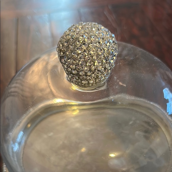 Nicole Miller Silver Cake Stand with Glass Dome - Picture 3 of 4